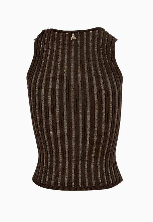 PATRIZIA PEPE Maglia Marrone 2K0309K254