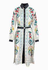 JOHN RICHMOND Abito Stampa Bianco RWP25304VE