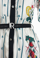 JOHN RICHMOND Abito Stampa Bianco RWP25304VE