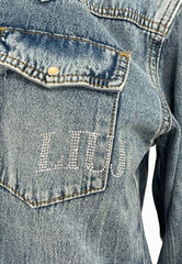 LIU-JO Camicia Jeans Over Blu Denim UA5203D4306