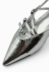 STEVE MADDEN Chanel CIANNA Argento SMSCIANNA