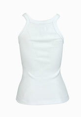 PINKO CURLY CANOTTA STAMPA BIANCO 105247A2KT ZZ1