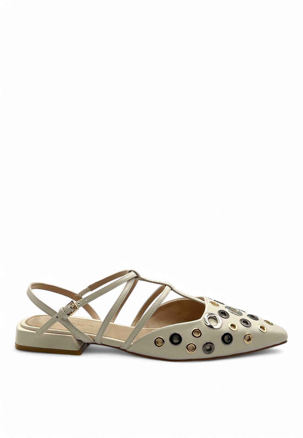TOSCA BLU Ballerina Tacco Basso Bianco SS2525254