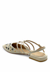 TOSCA BLU Ballerina Tacco Basso Bianco SS2525254