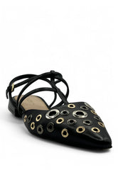 TOSCA BLU Ballerina Tacco Basso Nero SS2525S254