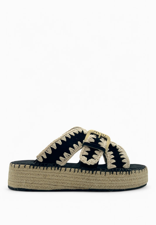 MOU Ciabatta Platform Nero SW641003A