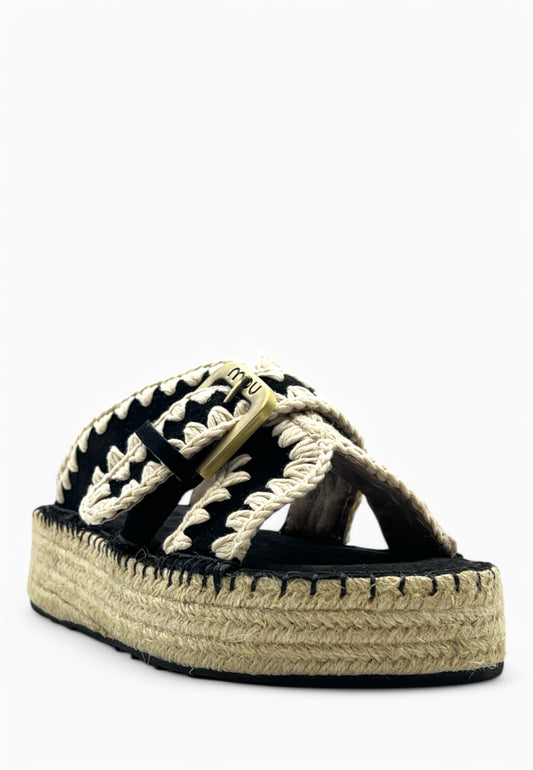MOU Ciabatta Platform Nero SW641003A