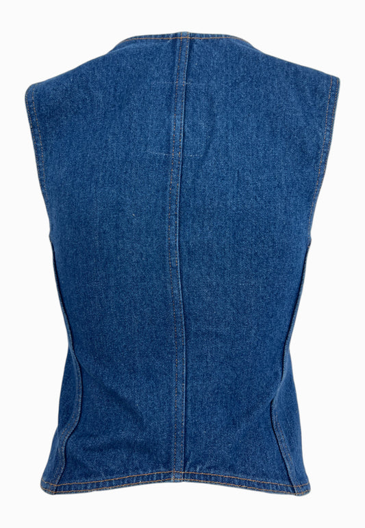 PINKO Gilet Jeans GALICENO Blu Denim 105072A2JW