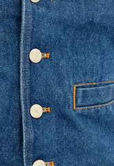 PINKO Gilet Jeans GALICENO Blu Denim 105072A2JW