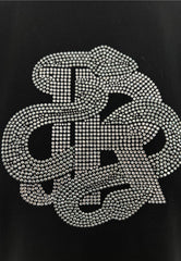 JOHN RICHMOND T-Shirt Strass Nero RWP25522TS