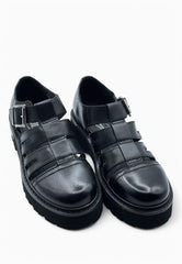 CULT Sandalo SLASH in Pelle Nero CLW421000