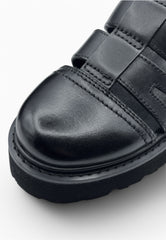CULT Sandalo SLASH in Pelle Nero CLW421000