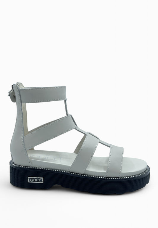 CULT Sandalo in Pelle ZIGGY 3869 Bianco CLW386903