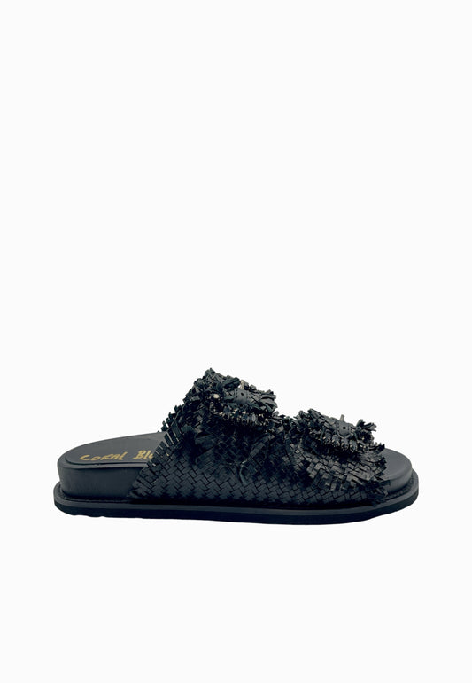 CB FUSION Sandalo in Pelle Nero CB.K221.02