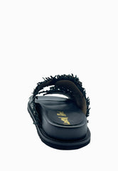 CB FUSION Sandalo in Pelle Nero CB.K221.02