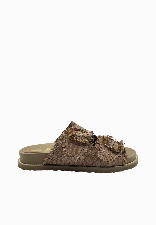 CB FUSION Sandalo in Pelle Marrone CB.K221.02