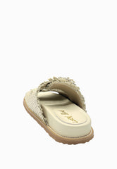 CB FUSION Sandalo in Pelle Bianco CB.K221.02