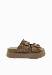 CB FUSION Sandalo in Pelle Marrone CB.K225.02