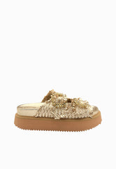 CB FUSION Sandalo in Pelle Oro CB.K225.02