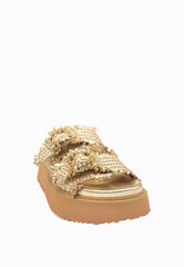 CB FUSION Sandalo in Pelle Oro CB.K225.02