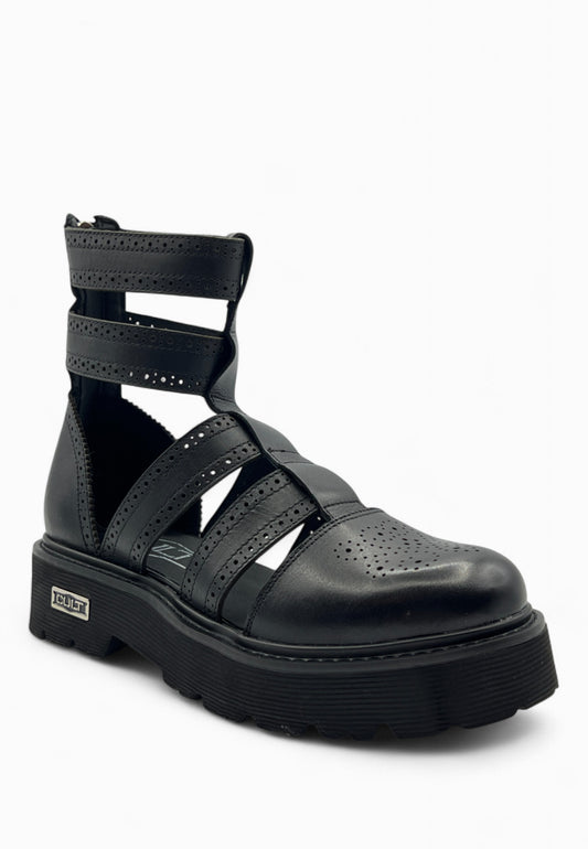 CULT Sandalo in Pelle SLASH 4441 Nero CLW444100