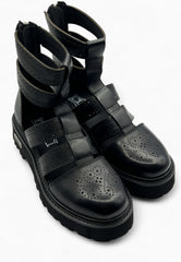 CULT Sandalo in Pelle SLASH 4441 Nero CLW444100
