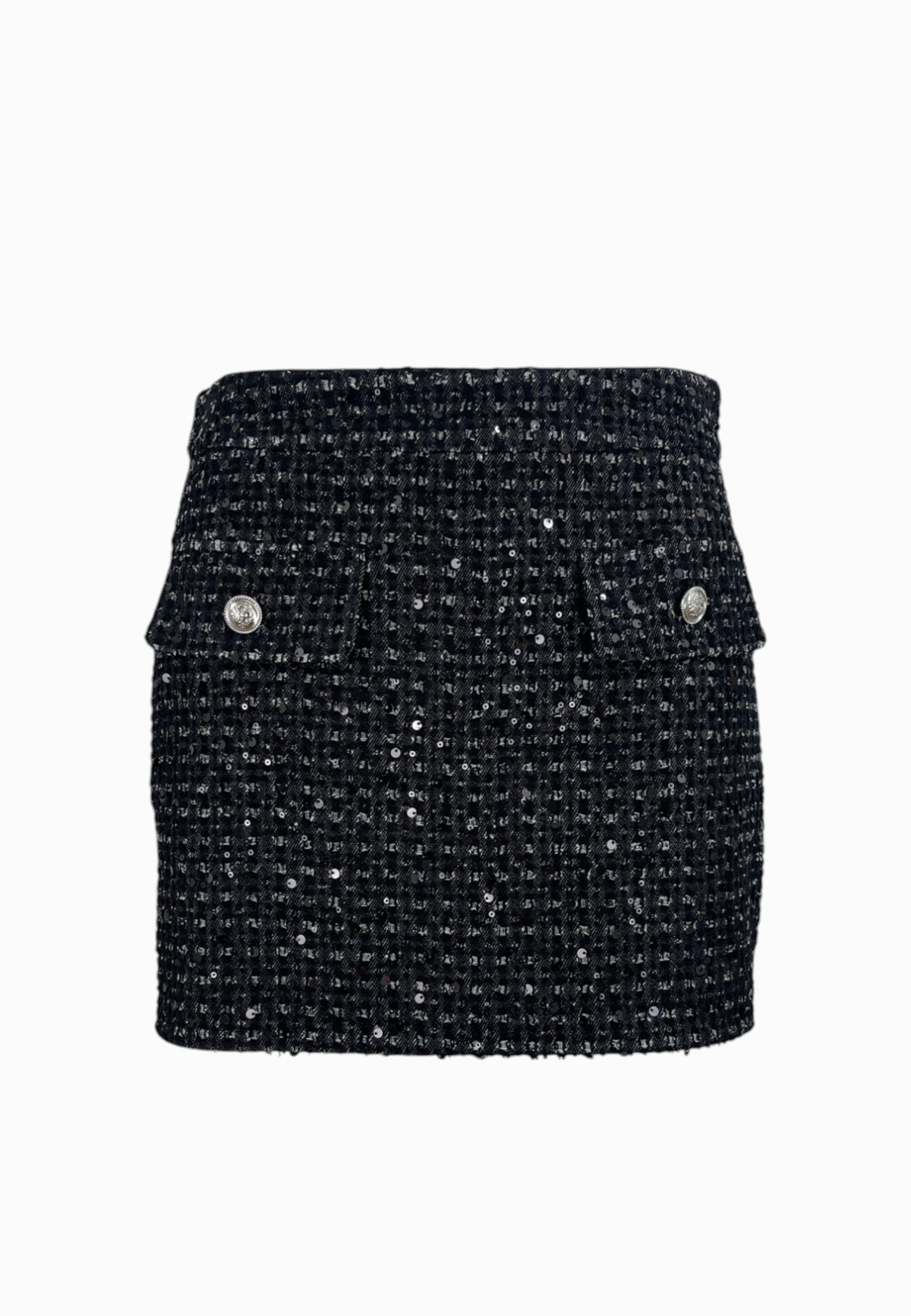 LIU-JO Gonna Mini Bottoni Nero UF5146D0267