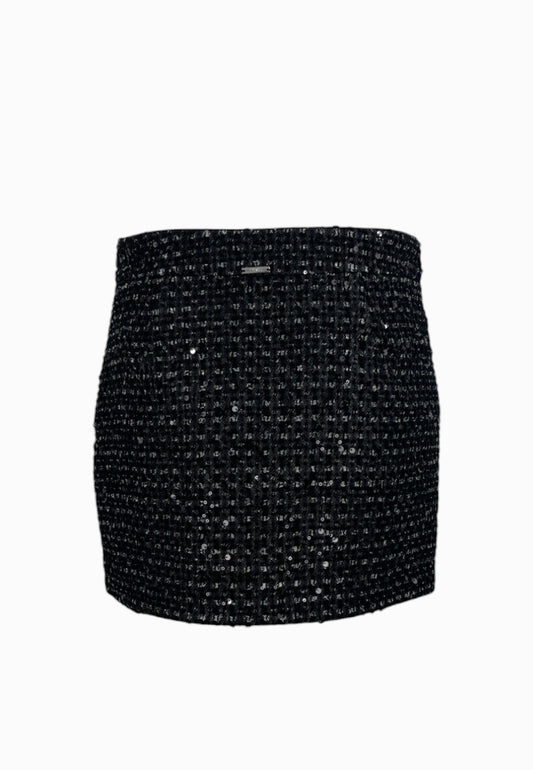 LIU-JO Gonna Mini Bottoni Nero UF5146D0267