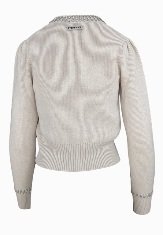 PINKO Cardigan Blend SPEZZINO Grigio 105686A2S4