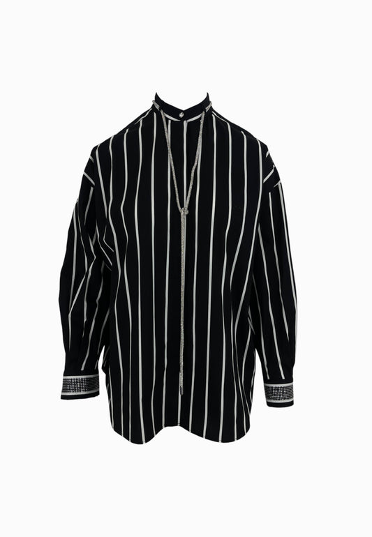 PINKO Camicia Popeline CRESCENZA Nero 105606A2TB