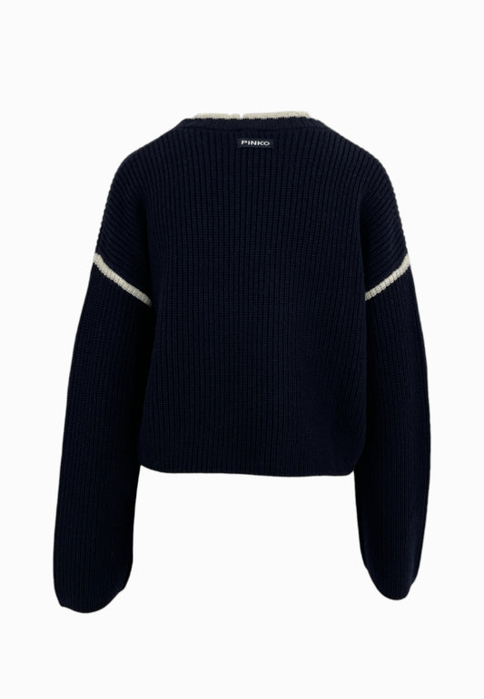 PINKO Maglia Cordonetto ALICUDI Blu 105397A2PK