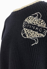 PINKO Maglia Cordonetto ALICUDI Blu 105397A2PK