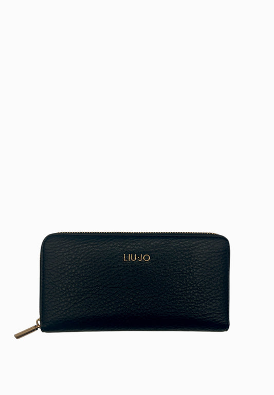 LIU-JO Portafoglio Zip Around Nero AF5170E0027
