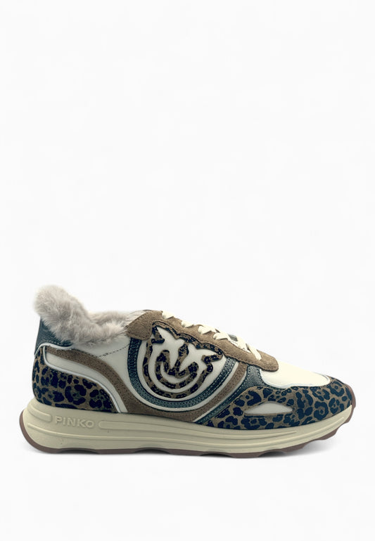 PINKO Sneaker ZOE 01 Bianco/Marrone SS0087P121