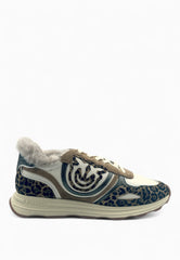 PINKO Sneaker ZOE 01 Bianco/Marrone SS0087P121