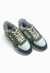 PINKO Sneaker ZOE 01 Bianco/Marrone SS0087P121