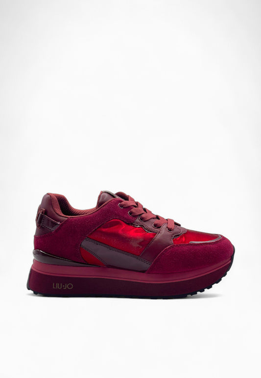 LIU-JO Sneaker MAXI WONDER 91 Rosso BF5005PX522