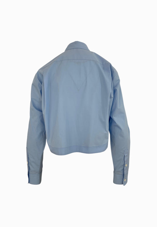 PINKO Camicia Popeline CAFFELATTE Blu 105620A2EU