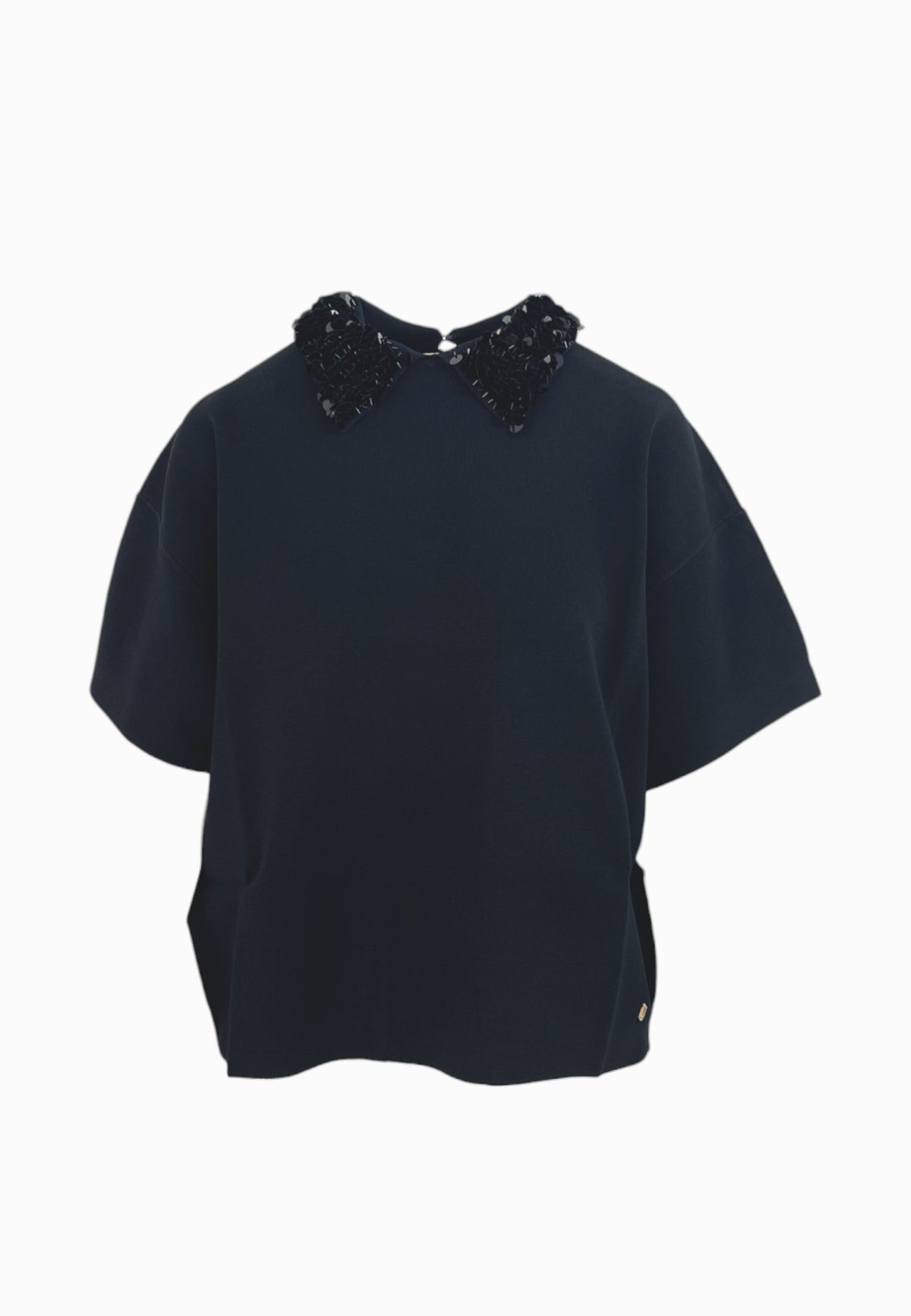 LIU-JO Maglia Chiusa ECS Nero CF5038MS55N