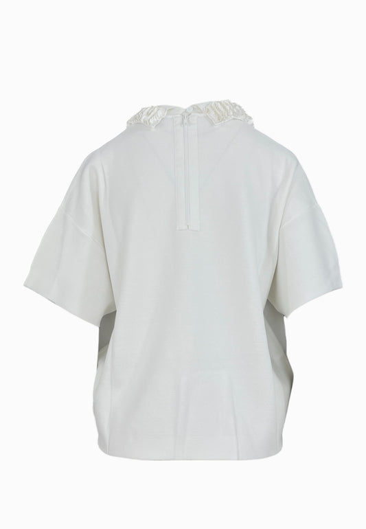 LIU-JO Maglia Chiusa ECS Bianco CF5038MS55N