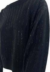 LIU-JO Maglia Chiusa Nero CF5271MA96E