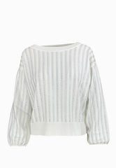 LIU-JO Maglia Chiusa Bianco CF5271MA96E