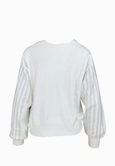 LIU-JO Maglia Chiusa Bianco CF5271MA96E