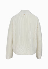 LIU-JO Maglia Chiusa Bianco CF5399MA65N