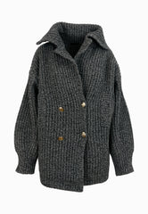 LIU-JO Cappotto Maglia Nero CF5402MA65N