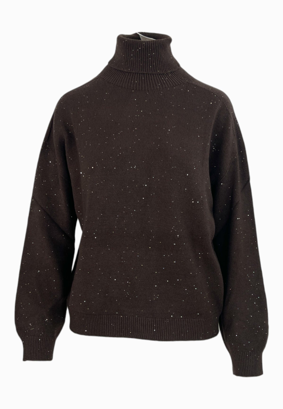 LIU-JO Maglia Chiusa M/L Marrone MF5234MA27R