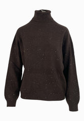 LIU-JO Maglia Chiusa M/L Marrone MF5234MA27R