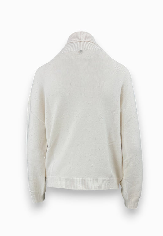 LIU-JO Maglia Chiusa M/L Bianco MF5234MA27R