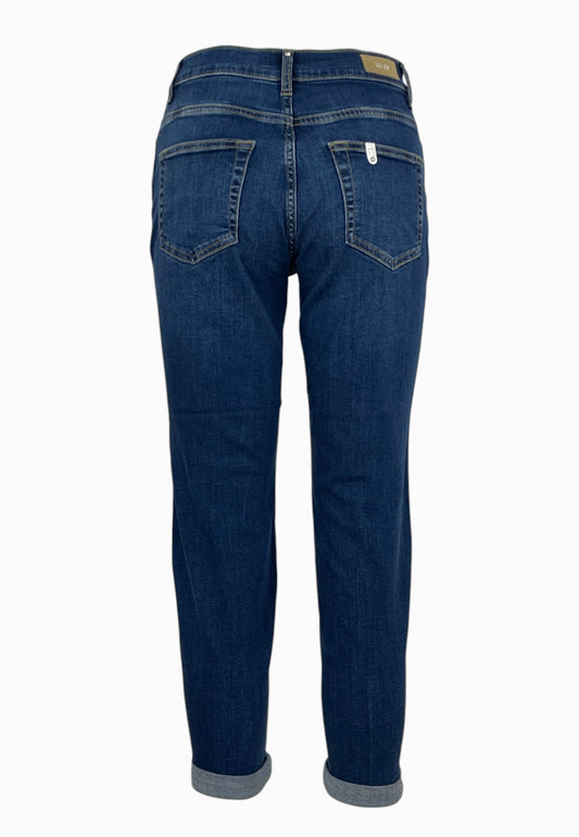 LIU-JO Jeans Carrot Risvolto Blu Denim UF5177D4874