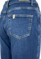 LIU-JO Jeans Carrot Risvolto Blu Denim UF5177D4874